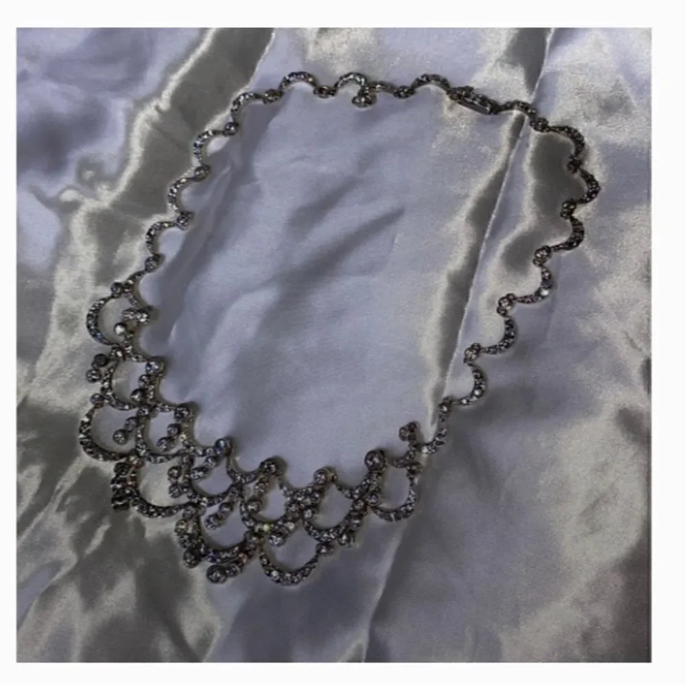 Elegant & Radiant Fine Sterling Silver & Cz Necklace